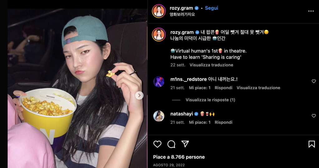post_instagram_rozy-1024x541 Nuovi influencer virtuali: top o flop sociale?